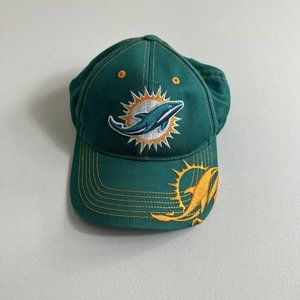 NFL Team Apparel Miami Dolphins Adjustable Cap- One Size Fits Most‎ Active